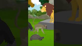 Sust Kachua  One Minute Story  Cartoon Animal cartoon [upl. by Araet]