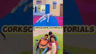 Corkscrew tutorial 💯 corkscrewtutorial gymastics trending shorts [upl. by Carita]