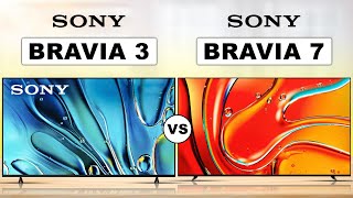 Sony 2024 TV Lineup  Sony Bravia 3 vs Sony Bravia 7 MiniLED TV  Review [upl. by Fleming]