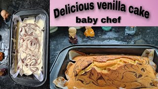 Delicious venilla cake Recipe Tea cake Evening snacks 🤤  yummiest cake BABYCHEF9 cake video [upl. by Moersch]