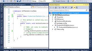 15 Create WCF Data Service Demo [upl. by Leelah]