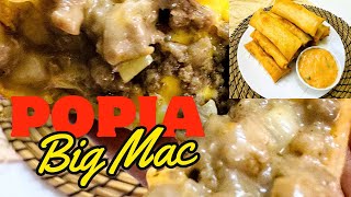 Resepi Popia Big Mac Viral  Big Mac Spring Rolls Recipe [upl. by Yc]