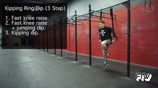 Kipping Ring Dip 3 Step [upl. by Doss425]