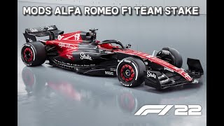 F1 2022 TUTO INSTALLER MODS ALFA ROMEO F1 TEAM STAKE LIVRÉE 2023 FR PC [upl. by Werdnael]