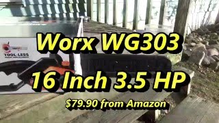 Worx WG303 Electric Chainsaw [upl. by Nad]