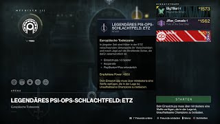 Destiny 2045 Legendäres PSIOPS Schlachtfeld ETZ quot1550quot  mit Randoms  HATE ON 😅 😄 HDPS5 [upl. by Novy]