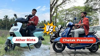 Ather Rizta vs Chetak Premium Pros Cons Issues amp Performance  Which One Should You Buy [upl. by Singer]