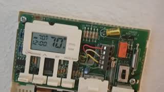 Thermostat battery installed [upl. by Ariada]