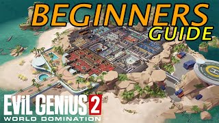 EVIL GENIUS 2  Essential Guide for Beginners  Tutorial  Base Builder Strategy Simulation [upl. by Tracy]