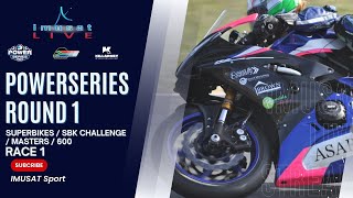 Power Series Rnd 1  Superbikes SBK Challenge Masters 600  Race 1 [upl. by Bowen869]