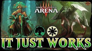 WORKS EVERY TIME LOL  MTG Arena  Selesnya Aggro Phyrexian Toxic Poison Standard Alchemy Deck [upl. by Miki]