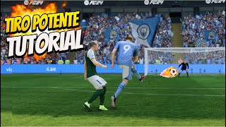 TRUCO Como hacer EL TIRO POTENTE CHETADO EN EA SPORTS FC24 [upl. by Ysac]