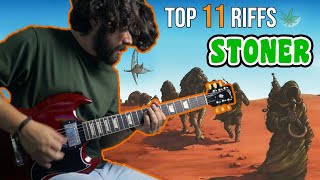 Top 11 Greatest Stoner Riffs  Part 1 stonerrock [upl. by Eiramana]