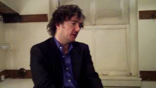 Dylan Moran interview at Comedy Connection Wilbur Theatre [upl. by Nariko]