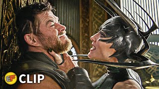 Thor vs Hela  Final Battle Scene  Thor Ragnarok 2017 IMAX Movie Clip HD 4K [upl. by Pepe]