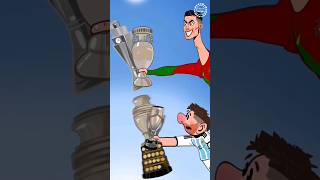 The European Cup and the 2024 Americas Cup will decide who is the best in history Messi or Ronaldo [upl. by Allister]