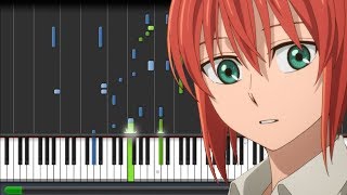 Here  Mahoutsukai no Yome 魔法使いの嫁 Opening Piano Synthesia [upl. by Aisya]