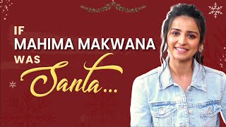 Christmas 2021  If Mahima Makwana was Santa  Salman Khan Shah Rukh Khan Alia Bhatt  ETimes [upl. by Ahsemit524]