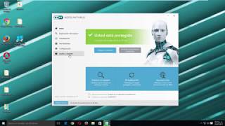 ESET NOD32 Antivirus 10x solicitar y activar con licencia de prueba desde la misma aplicación [upl. by Dud783]