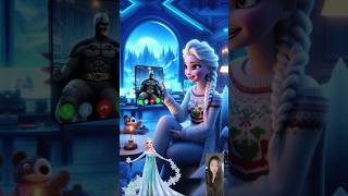 Princess Good Story video call with batman ❤️📱📱 shorts princess disneyprincess [upl. by Annirac]