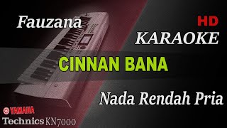 FAUZANA  CINNAN BANA  NADA PRIA   KARAOKE [upl. by Sev203]