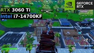 RTX 3060 TI  I714700Kf  Fortnite Chapter 2 Remix  Benchmark  low meshes [upl. by Ponzo892]