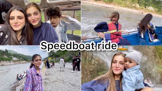 Speedboat ride🚤 at neelam valley kashmir boat🚤palatne wali thi😟 [upl. by Outlaw]