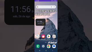 ¿Quieres tener 2 WhatsApp ¡Descubre cómo hacerlo aquí [upl. by Ettenaej]