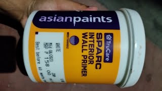 Asianpaints Sparc Truecare Wall Preimer 1 litre 2024 Review Price Good How to use Quality test [upl. by Irme414]