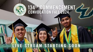 USF Fall 2024 Commencement Ceremony  Friday 6PM [upl. by Harragan]