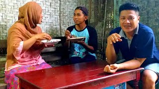 icipicip masakan di rumah keluargandeso bersama mas antok ndeso urap² daun bentismasakan desa [upl. by Sevik]