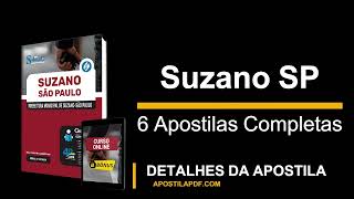 Apostila Concurso Prefeitura de Suzano 2024 PDF 6 Apostilas Disponíveis [upl. by Nnav]