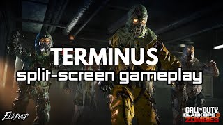 Black Ops 6 Terminus Zombies  Split Screen Gameplay  3rd Person and 1st Person Gameplay  PS5 [upl. by Hilten396]