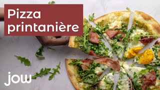 Recette de la pizza printanière [upl. by Glasgo]