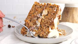 Almond Flour Carrot Cake  Gluten Free Recipe [upl. by Means]