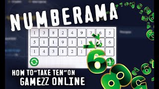 Take Ten ❖Numberama❖ at GAMEZZ Online [upl. by Eelnyl264]