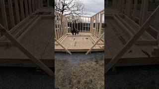 Building a 12x16Lofted Barn Style Shed We will have updates soon shed storage [upl. by Selway757]