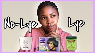 What Relaxer Should You Be Using Lye NoLye LoLye Full Explained [upl. by Evangelia]