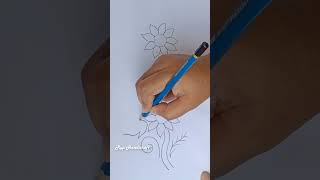 Nokshi Katha Design Homemade Nokshi Kantha Design Drawing Tutorial drawing art ruphandicraft [upl. by Airdnek767]