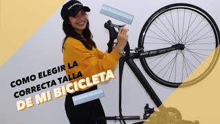 ¿Cómo saber que talla de bicicleta soy [upl. by Sturrock]