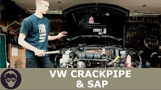 VW Replace Crack pipe amp SAP on GTI GOLF JETTA R32 [upl. by Kristofer]