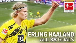 Erling Haaland  38 Goals in Only 41 Matches [upl. by Lehcem710]