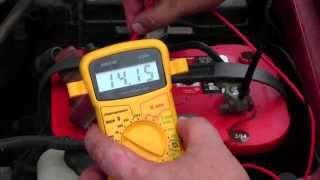 How to Easy test to check your alternator [upl. by Vander]