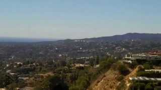 Homes in the bird streets in the West end of the Hollywood Hills Sunset Strip area of Los Angeles [upl. by Ahkihs]