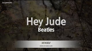 BeatlesHey Jude Karaoke Version [upl. by Nimoynib]