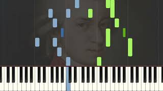 Mozart Lacrimosa  Piano Solo Tutorial Intermediate [upl. by Nodarb787]