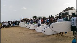 Surfing festival  at Chennai Kovalam Beach [upl. by Nirok613]