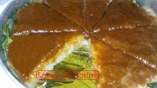 BIBINGKANG MALAGKIT or GLUTINOUS RICE CAKE WITH TOPPING [upl. by Assehc901]