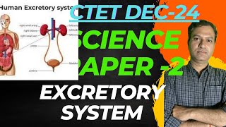 Ctet science paper 2  excretory system  Ctet Dec 2024 [upl. by Kcirdaed236]