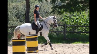 Introduction to Working Equitation  Riding Holiday in Portugal [upl. by Ecyarg308]